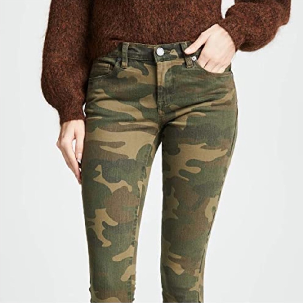 Blank NYC Camouflage Low Rise Skinny Jeans Size 24